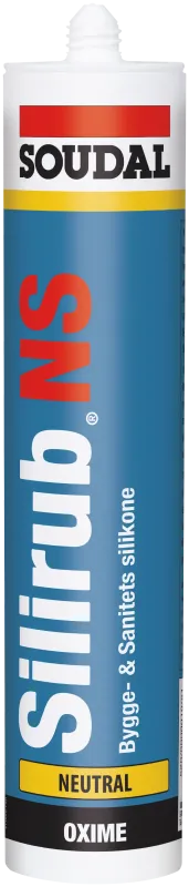 Silirub NS bygge- og sanitetssilikone 310ml grå