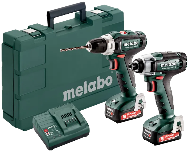 Combo-sæt 2.7.1 12V: BS12 + SSD12 + 2×2,0Ah