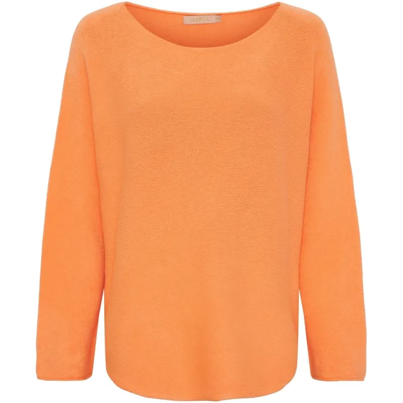 Marta Du Chateau dame strik MDCDagmar 5001 - Orange Fluo