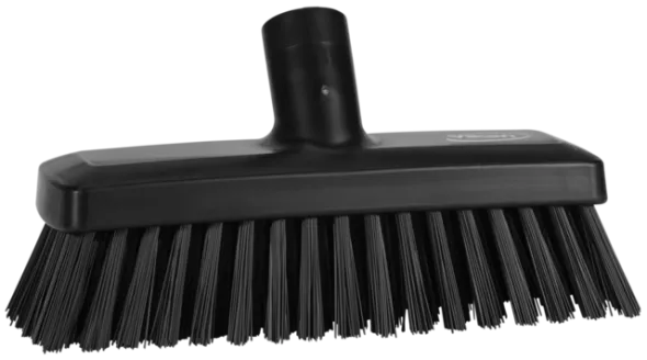Vikan, Kompakt Væg/Gulvskrubbe, 225 mm, Stiv, Sort
