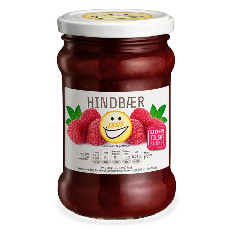 EASIS Hindbær Marmelade (285 g)