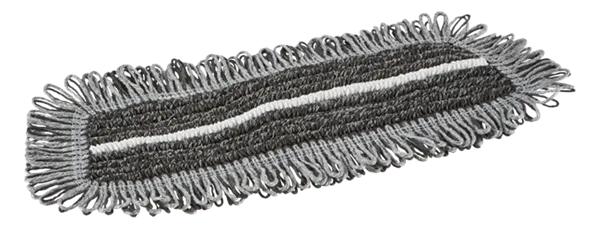 Vikan Damp 47 Dark mikrofibermoppe, Hook & Loop, 25 cm, Grå
