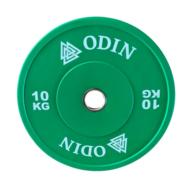 Odin Olympic Farvet Bumper Vægtskive 10kg (1 stk)
