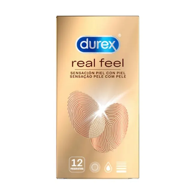Durex - Real Feel Kondomer - 12 Stk.
