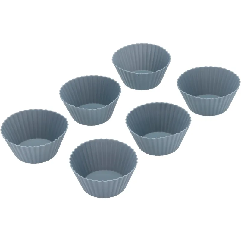 Tareq taylor Pecan muffinform 6 stk, 7x3 cm, indigo