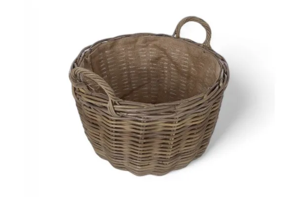 Fletkurv - Naturrattan - Ø44 cm