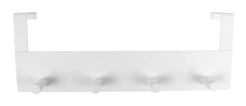 HOME It dørknagerække med 4 knage 11,4 x 32 x 4,4 cm mat hvid