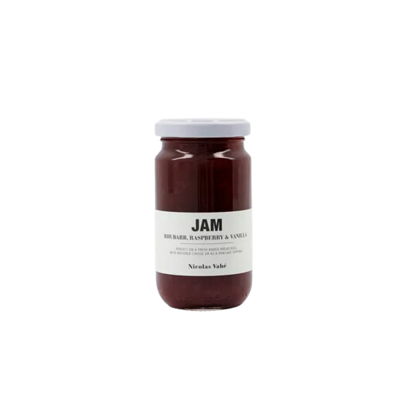 Nicolas Vahé Marmelade, Rhubarb, Raspberry & vanilla (240 g)