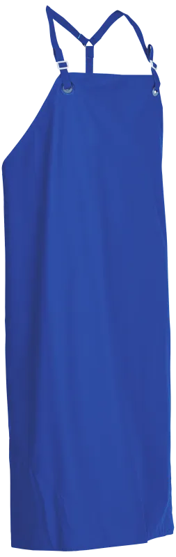 Forklæde m/ringe PU 075800 koboltblå Str. XL