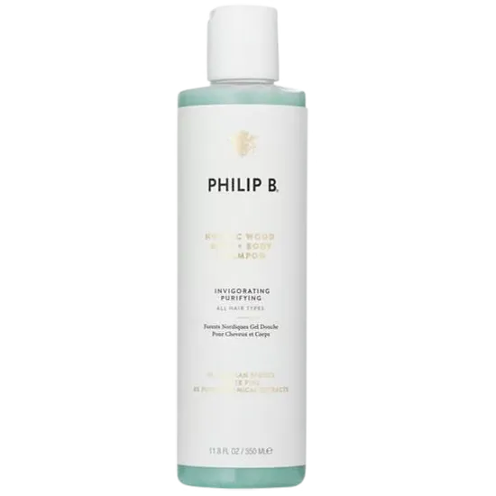 Philip B Nordic Wood Hair & Body Shampoo 350 ml.