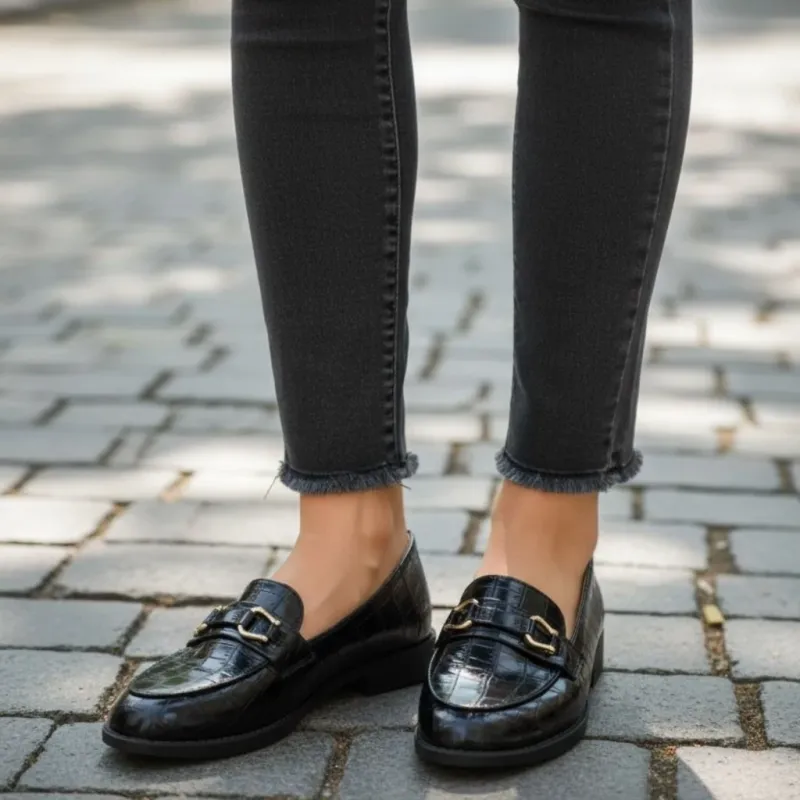 Darla dame loafers YU288-12 - Black