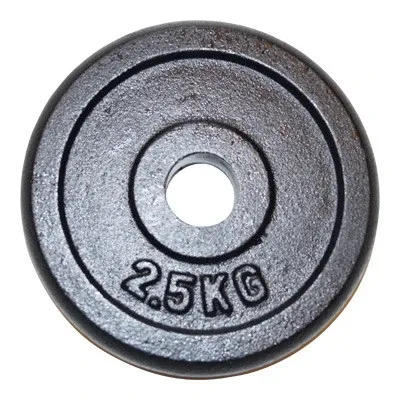 Vægtskive i jern 2,5 kg (30 mm)