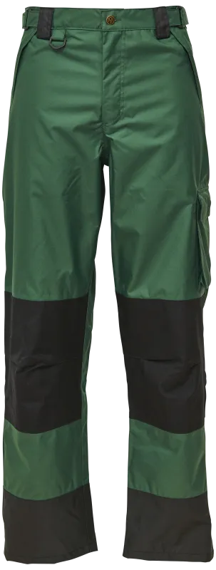 Arbejdsbukser vandtætte 082402 grøn/sort Str. 4XL