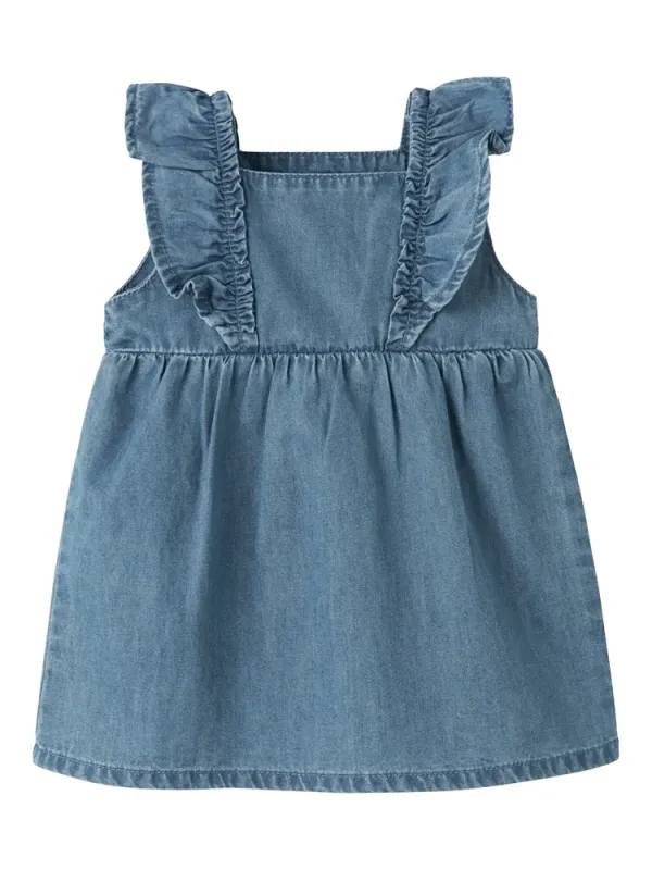 Fiona Kjole - Medium Blue Denim - 80