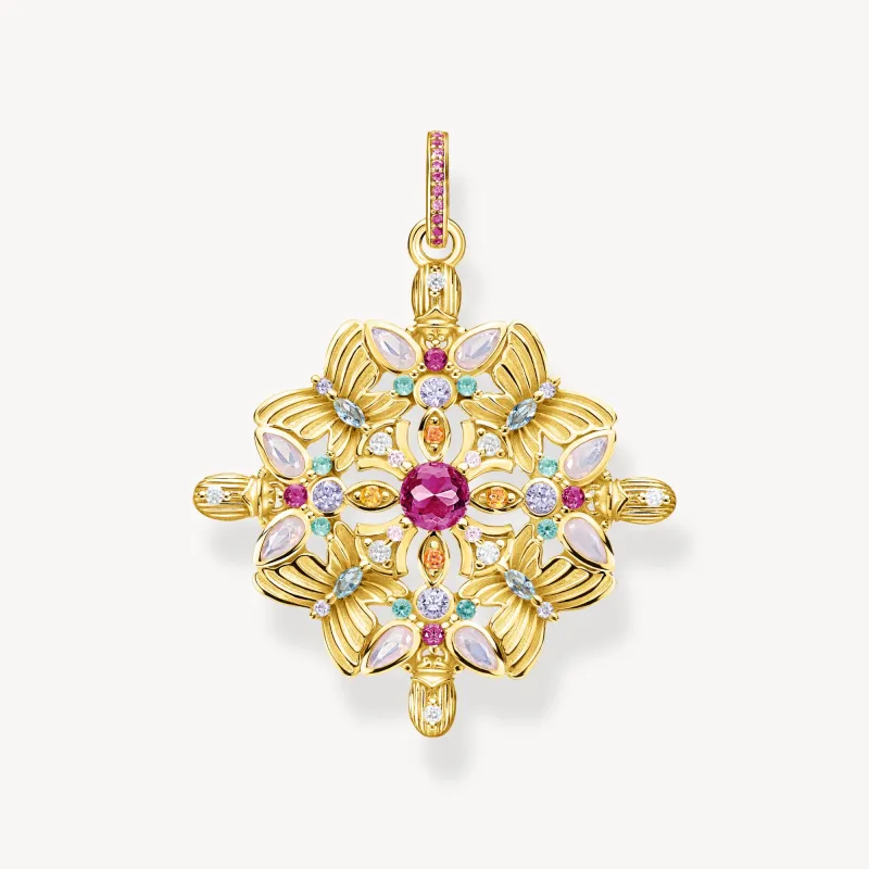 Thomas Sabo Kalaidoskop Butterfly Gold smykke vedhæng