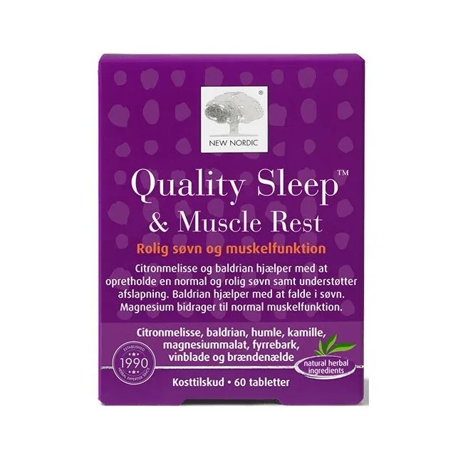New Nordic - Quality Sleep & Muscle Rest - 60 Tabs