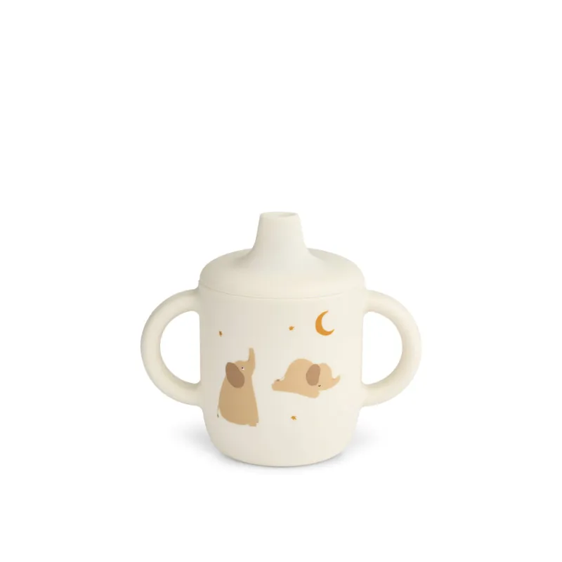 Liewood Neil Sippy Silikone Kop - Elephant/Creme de la creme