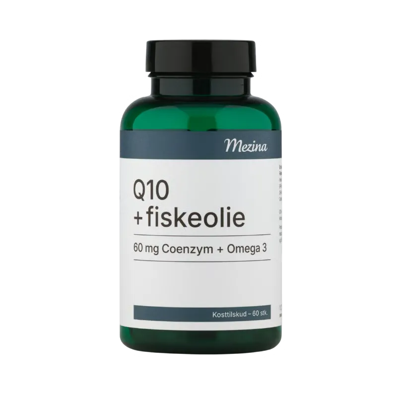 Mezina Q10 + Fiskeolie (60 kaps)