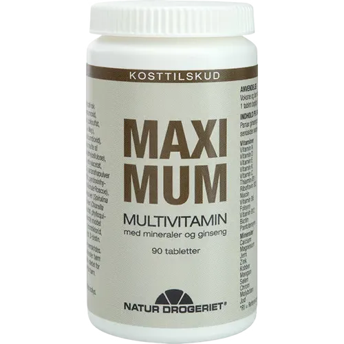 Natur Drogeriet Maximum Med Ginseng (90 tabletter)