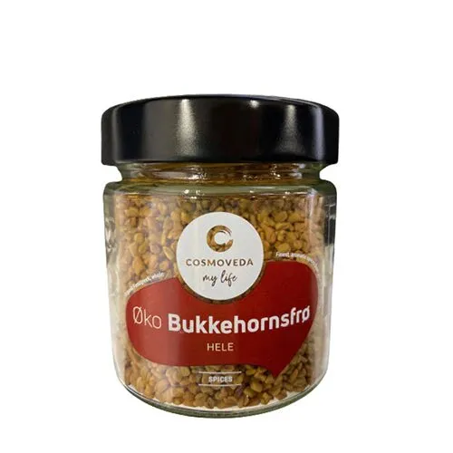 Bukkehornsfrø hele Øko. - 130 gram