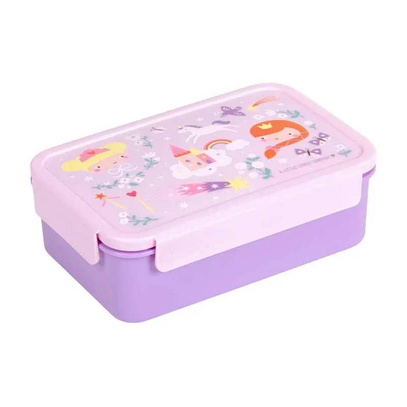 A Little Lovely Company Ruminddelt Bento Madkasse - Princesses