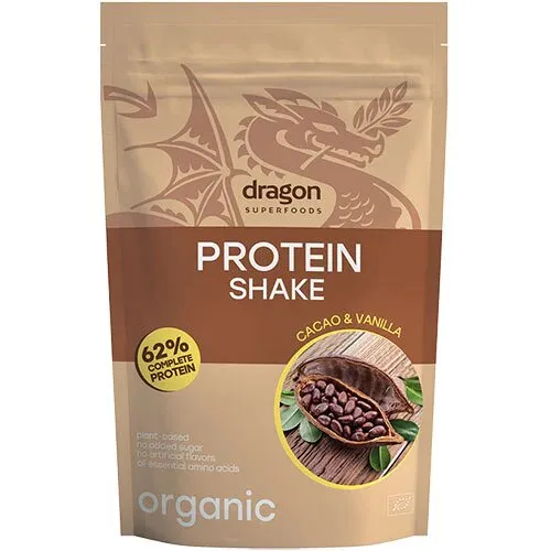 Protein Shake Kakao & Vanilje Øko. - 500 gram