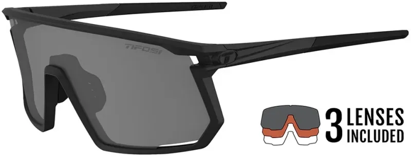Tifosi Moab Cykelbriller – Blackout Smoke/AC Red/Clear