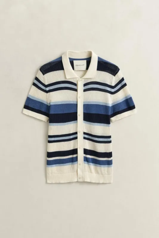 STRIPED TEXTURE POLO