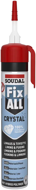 FixAll Crystal fuge-/klæbemasse klar 200ml pressp.