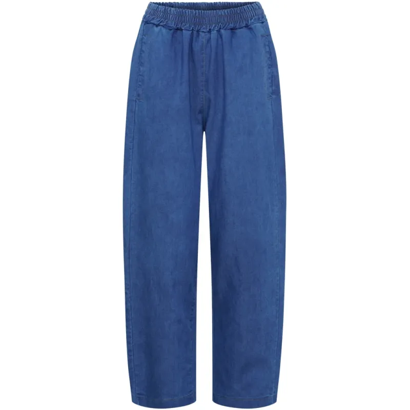 Marta du Chateau dame bukser MdcAdina SW56620 - Medium Blue