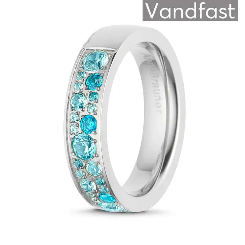 ANNEBRAUNER Sparkling Multicolor Blue Mix Ring