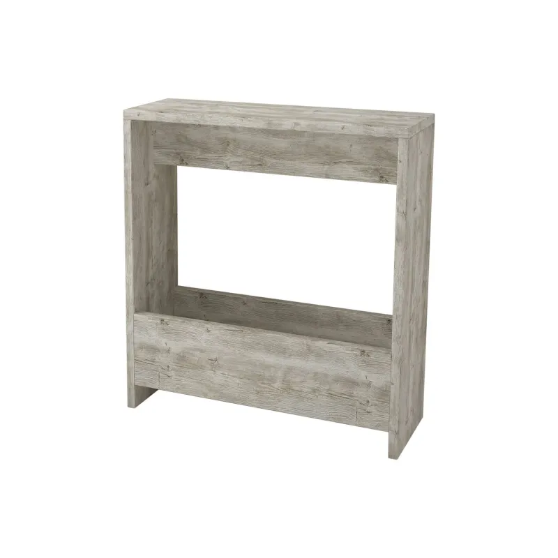 NORDVÄRK Simpi sidebord, m. 1 hylde, rektangulær - antik hvid melamin (55x20)