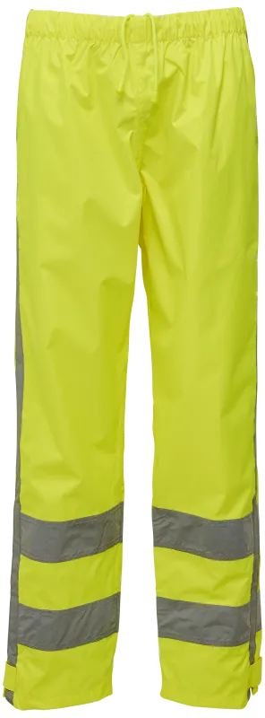 Hi-vis arbejdsregnbuks 082405R gul Str. 5XL
