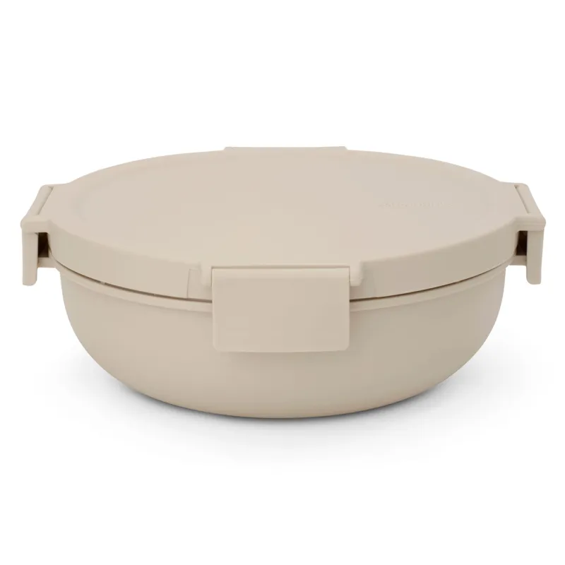 Brabantia Make & Take salatskål 1,3 liter, soft beige