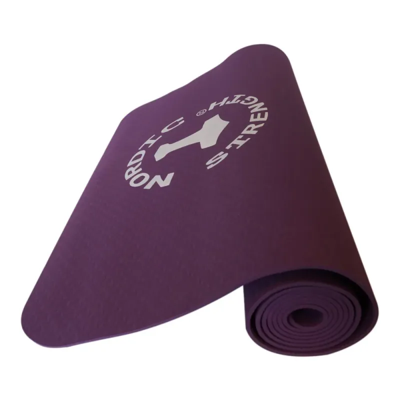 TPE yogamåtte Lilla (6 mm)