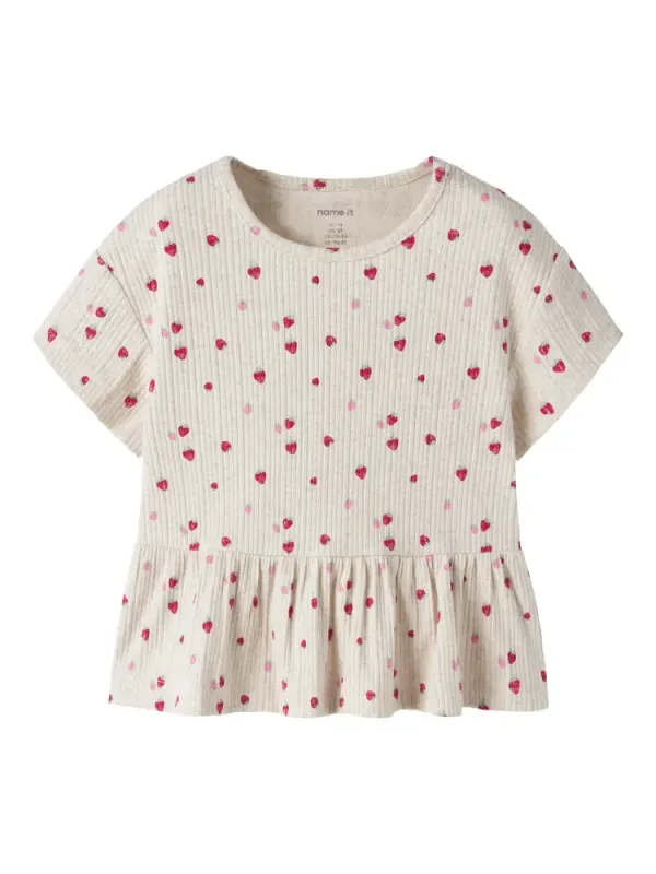 Name It Jelly Bluse - Peyote Melange - 110