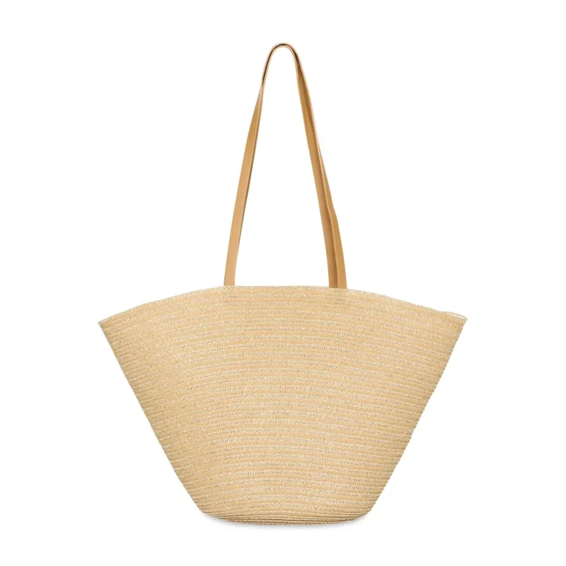 B.YOUNG dame taske BYVIESTA - NATURAL MEDIUM STRAW