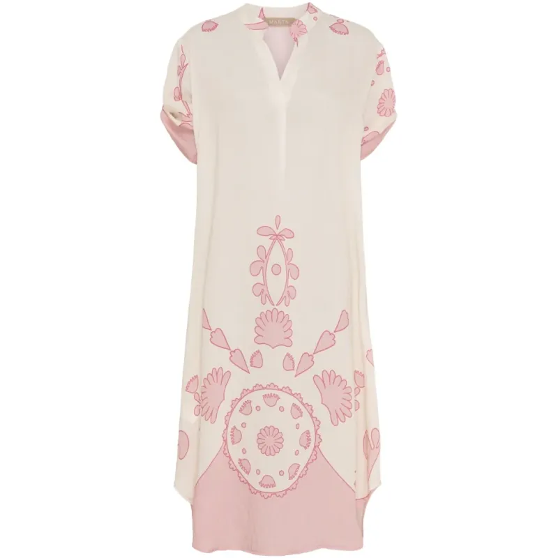 Marta Du Chateau dame kjole MdcHelma 5677 - Rosa4058tpi