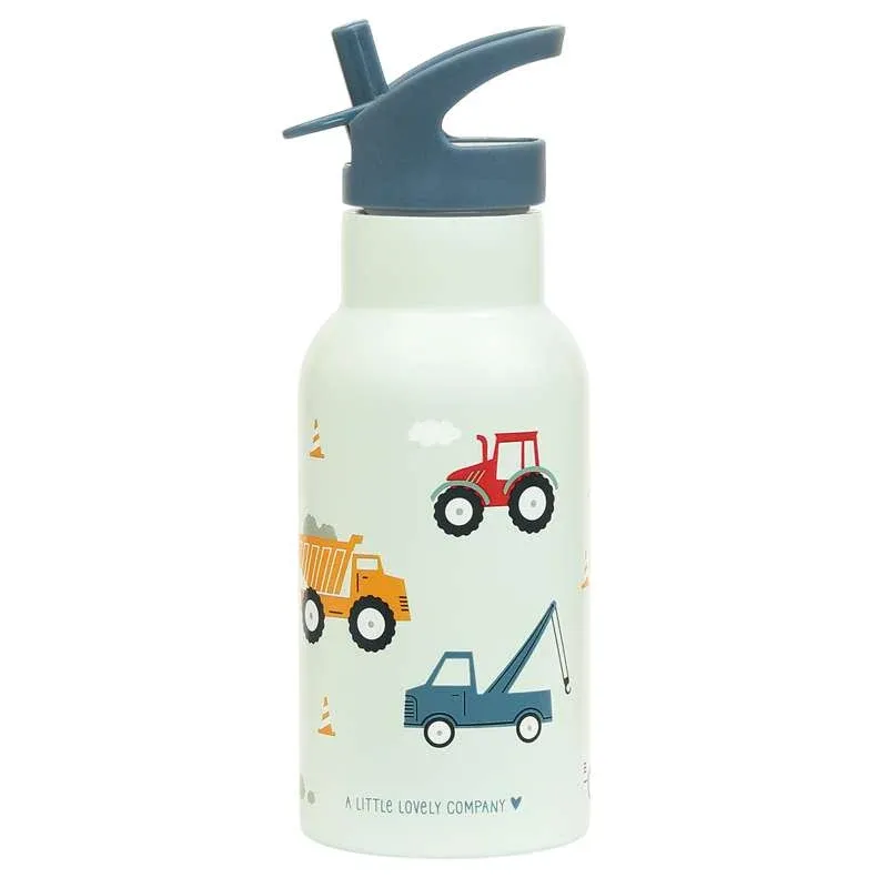 A Little Lovely Company Termo Ståldrikkedunk - 350ml - Vehicles