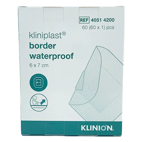 Kliniderm Væsketæt plaster 6x7 cm (60 stk)