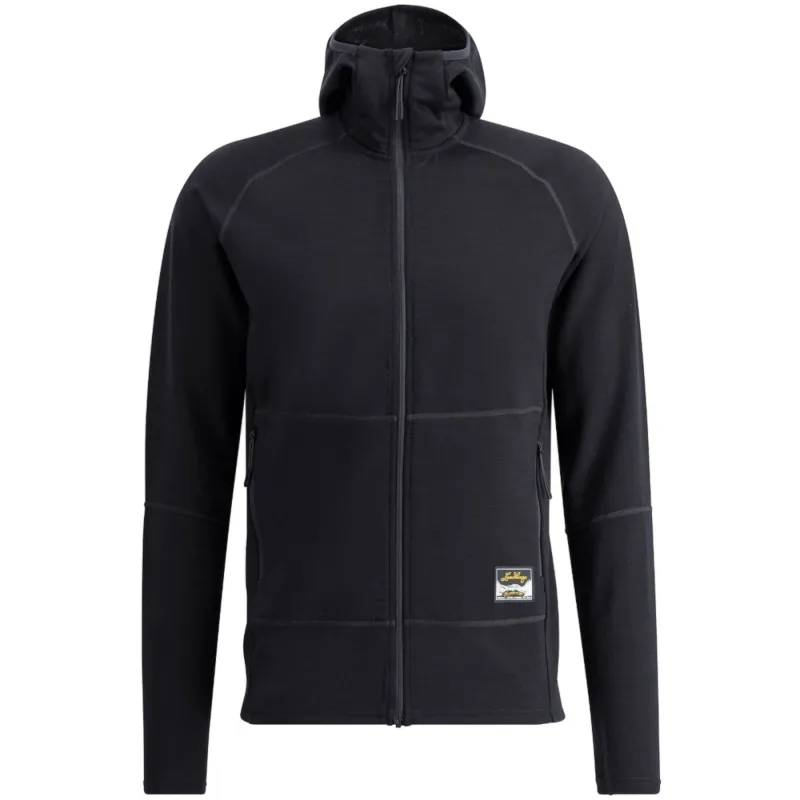 Lundhags Tived Merino Hoodie M, mellemlag, herre, sort