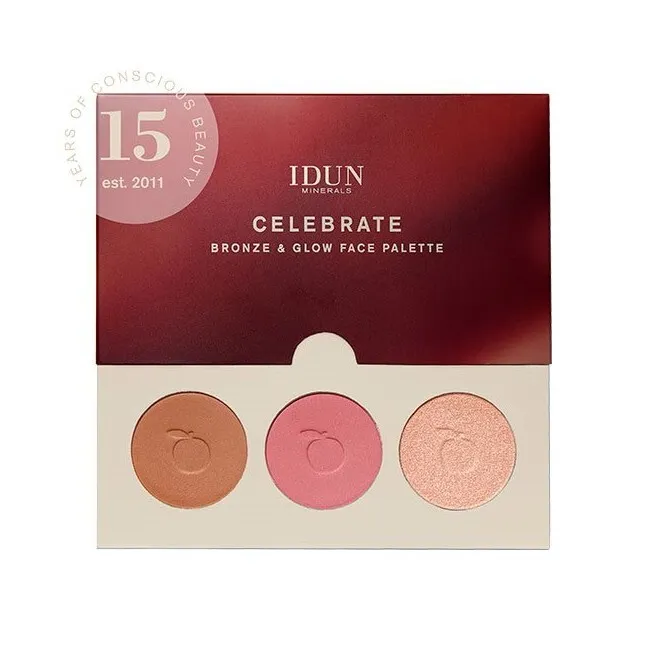 IDUN Minerals - Celebrate Bronze & Glow Face Palette