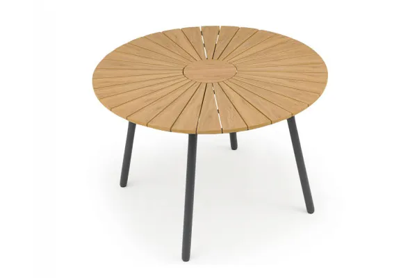 DaneLine Adam Havebord - Nonwood - Ø110 cm - Grå