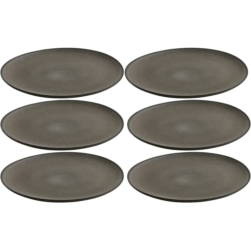 Aida RAW frokosttallerken 23 cm, forest brown, 6 stk.