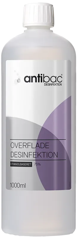 Antibac overfladedesinfektion 75%, 1 ltr