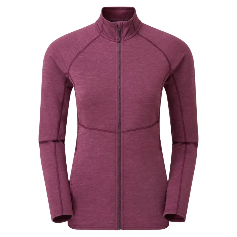 Montane Fem Protium Jacket, fleecetrøje, dame, lilla
