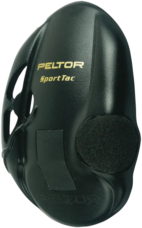 Peltor SportTac erstatningsskaller, sort, 2stk