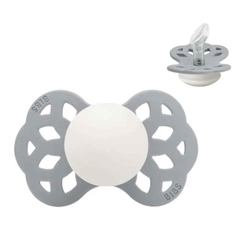 BIBS Anatomisk Infinity Sut - Str. 1 - Silikone - GLOW - Cloud
