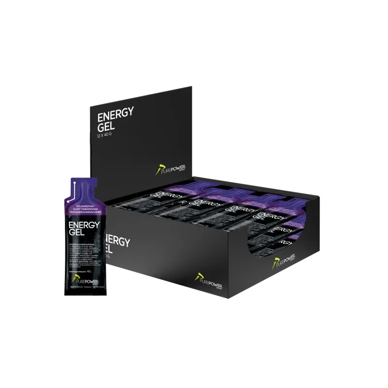 PurePower Energy Gel Solbær (12x40 g)