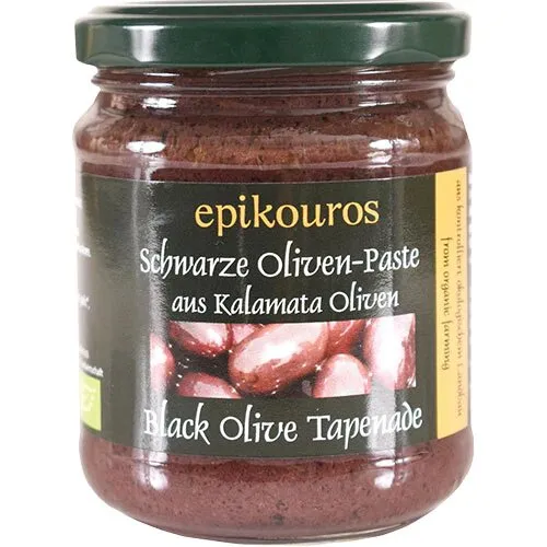 Oliventapenade Sort Øko. - 190 gram